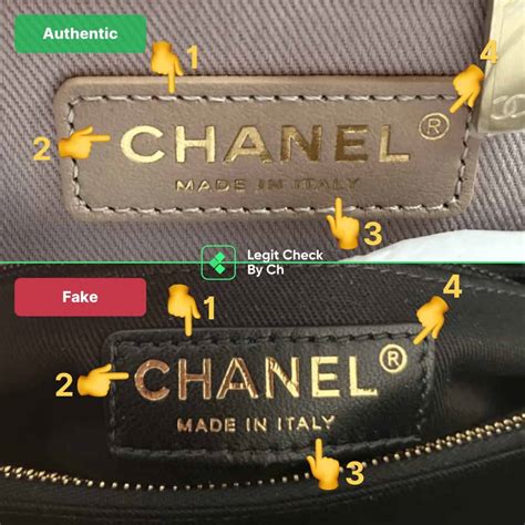 chanel tag real vs fake|how to check chanel authenticity.